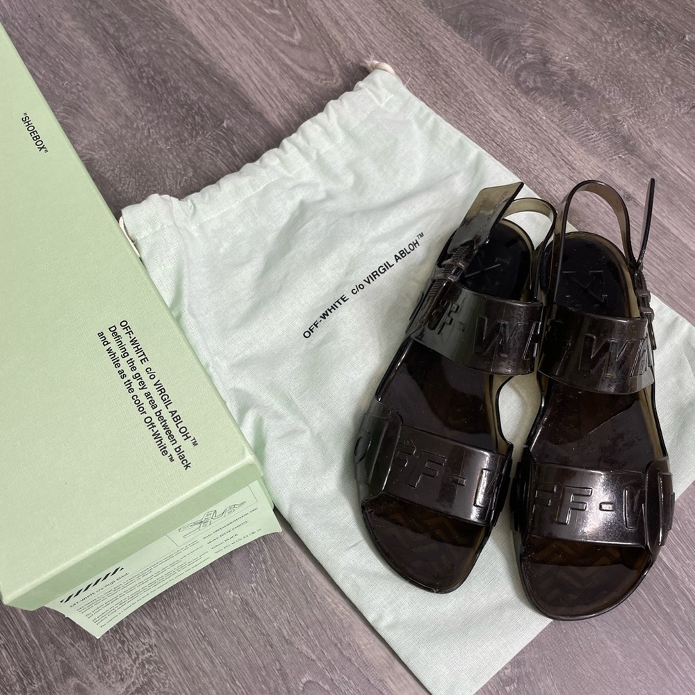 Off-white Virgil abloh jelly sandals